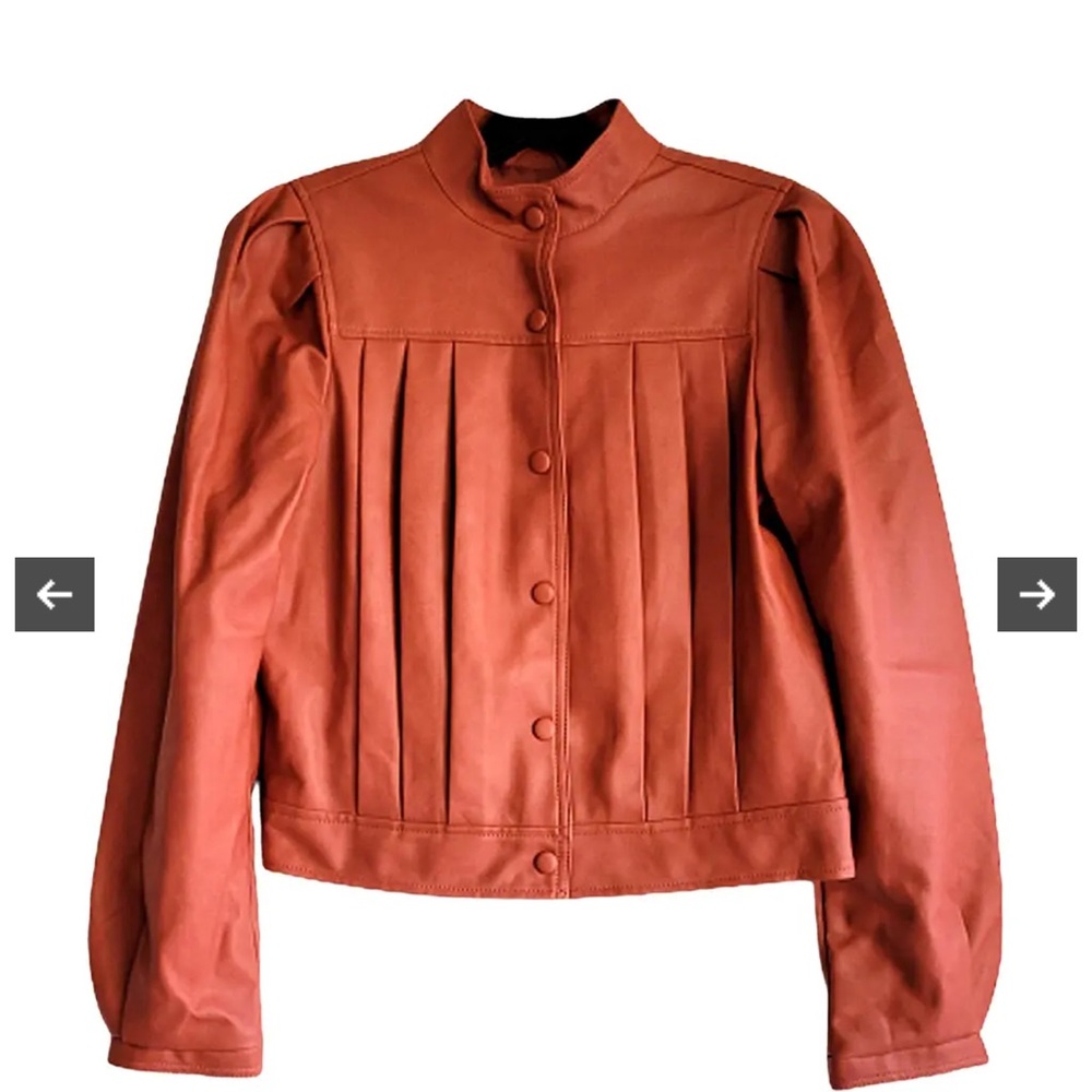 7 for all mankind leather jacket NWT